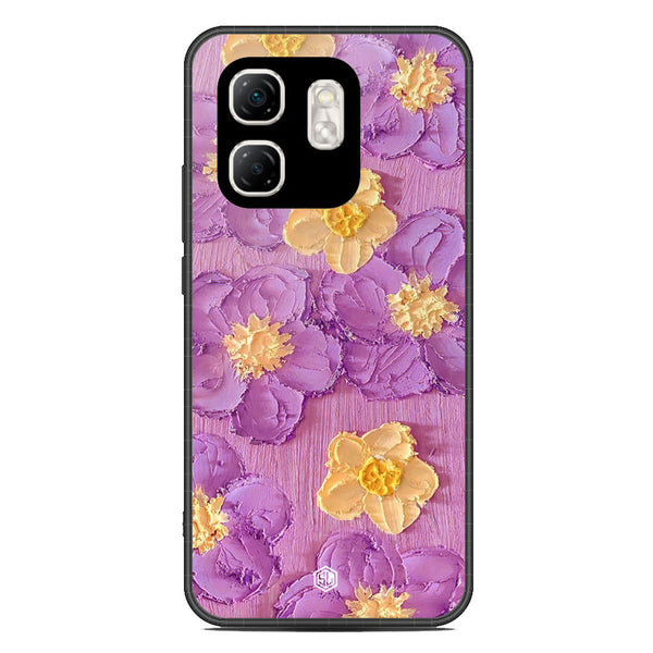 Floral Series Soft Phone Case - Metal Case - Design 8 - Infinix Smart 9