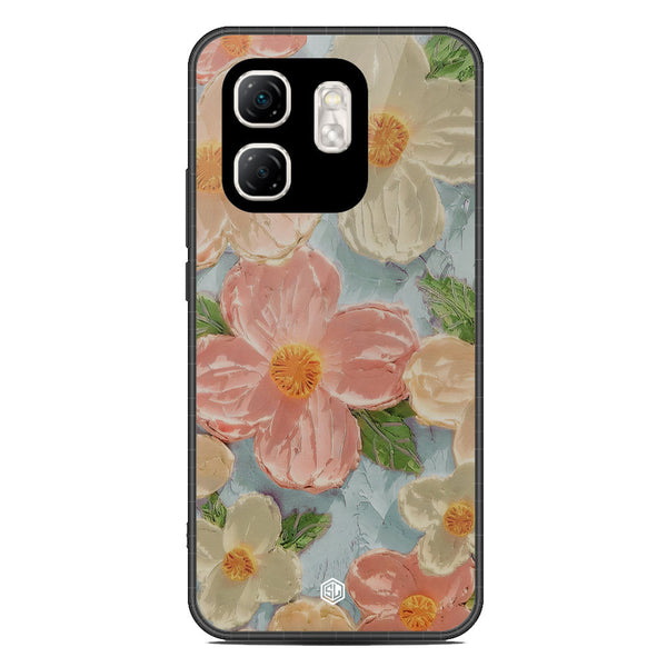 Floral Series Soft Phone Case - Metal Case - Design 16 - Infinix Smart 9