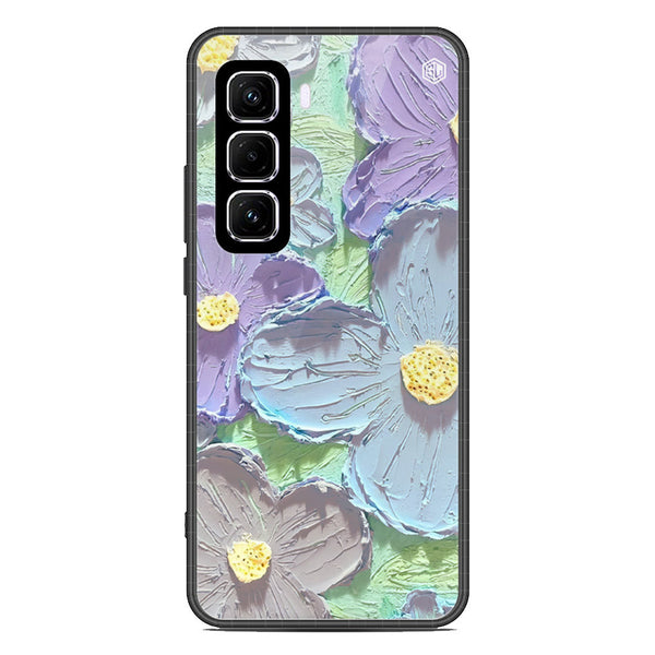 Floral Series Soft Phone Case - Metal Case - Design 1 - Infinix Hot 50 Pro Plus