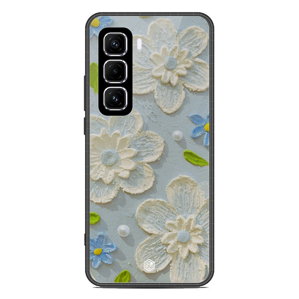 Floral Series Soft Phone Case - Metal Case - Design 3 - Infinix Hot 50 Pro Plus
