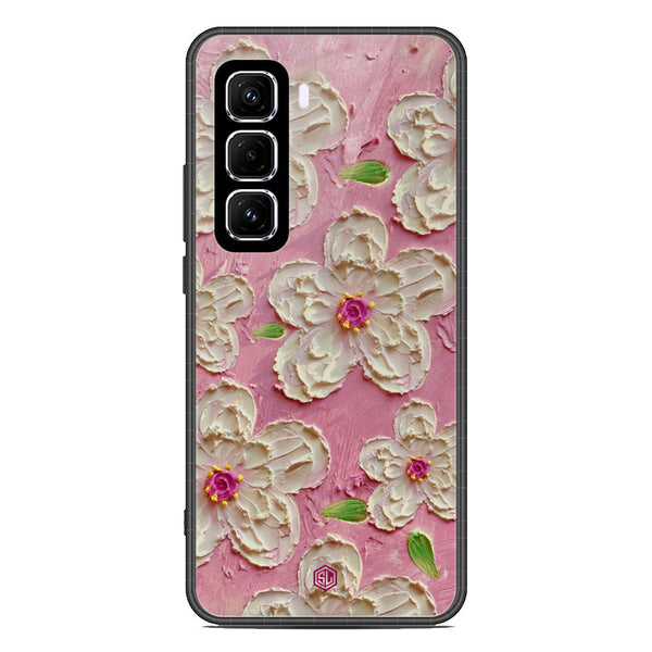 Floral Series Soft Phone Case - Metal Case - Design 5 - Infinix Hot 50 Pro Plus