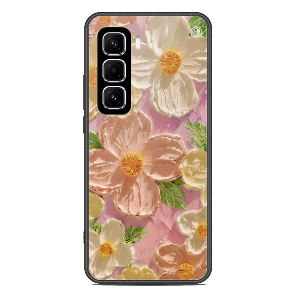 Floral Series Soft Phone Case - Metal Case - Design 11 - Infinix Hot 50 Pro Plus