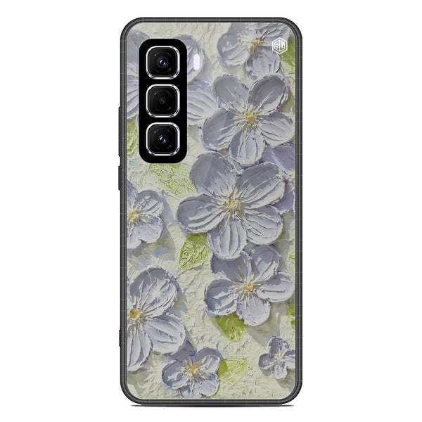 Floral Series Soft Phone Case - Metal Case - Design 12 - Infinix Hot 50 Pro Plus
