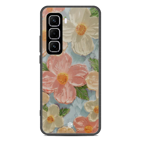 Floral Series Soft Phone Case - Metal Case - Design 16 - Infinix Hot 50 Pro Plus