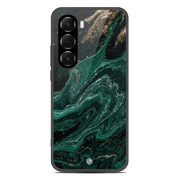 Marble Series Soft Phone Case - Glass Case - Design 3 - Infinix Hot 60 Pro