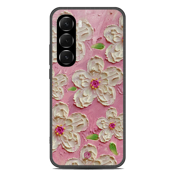 Floral Series Soft Phone Case - Glass Case - Design 5 - Infinix Hot 60i 4G