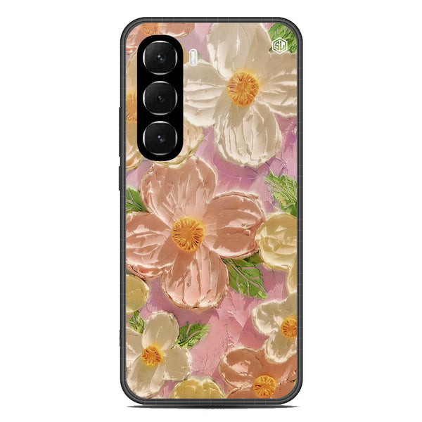Floral Series Soft Phone Case - Glass Case - Design 11 - Infinix Hot 60 Pro