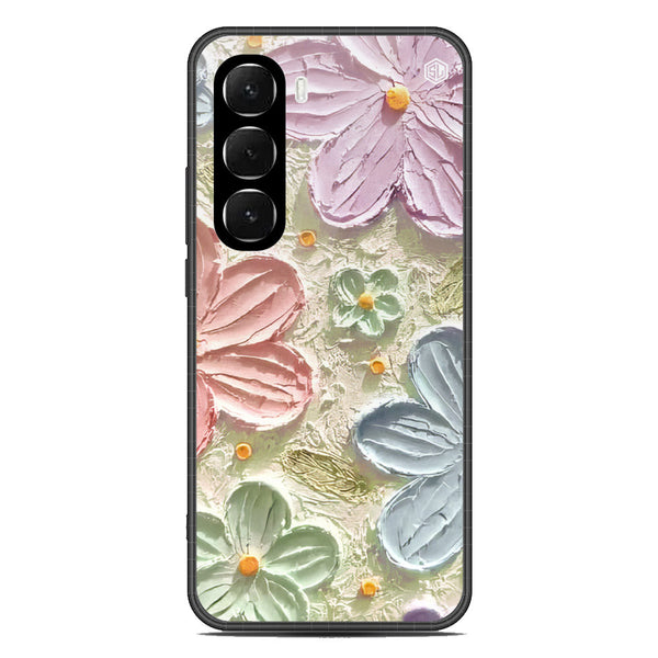 Floral Series Soft Phone Case - Glass Case - Design 15 - Infinix Hot 60i 4G