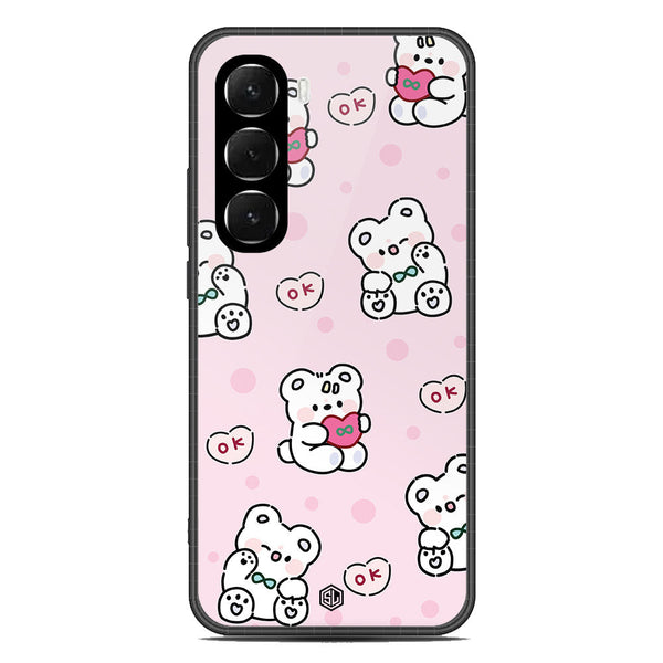 Cute Chic Series Soft Phone Case - Metal Case - Design 1 - Infinix Hot 60 Pro Plus