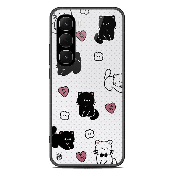 Cute Chic Series Soft Phone Case - Glass Case - Design 6 - Infinix Hot 60 Pro
