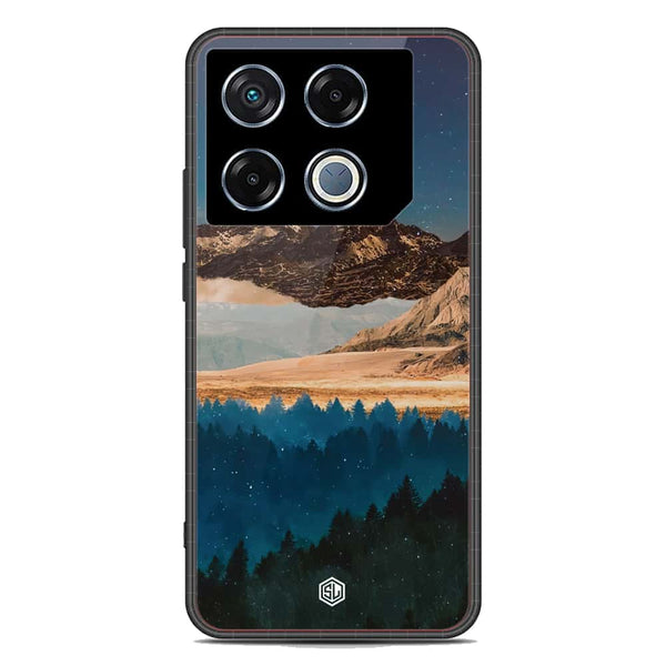 Mountains Wanderlust Series Soft Phone Case - Metal Case - Design 1 - Infinix GT 20 Pro