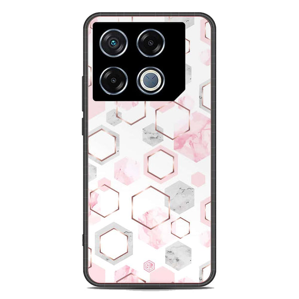 Stylish Marble Series Soft Phone Case - Metal Case - Design 4 - Infinix GT 20 Pro