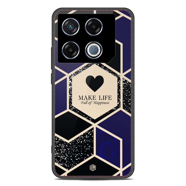 Happiness Series Soft Phone Case - Metal Case - Design 1 - Infinix GT 20 Pro