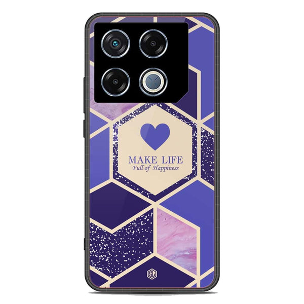 Happiness Series Soft Phone Case - Metal Case - Design 2 - Infinix GT 20 Pro