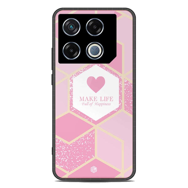 Happiness Series Soft Phone Case - Metal Case - Design 3 - Infinix GT 20 Pro