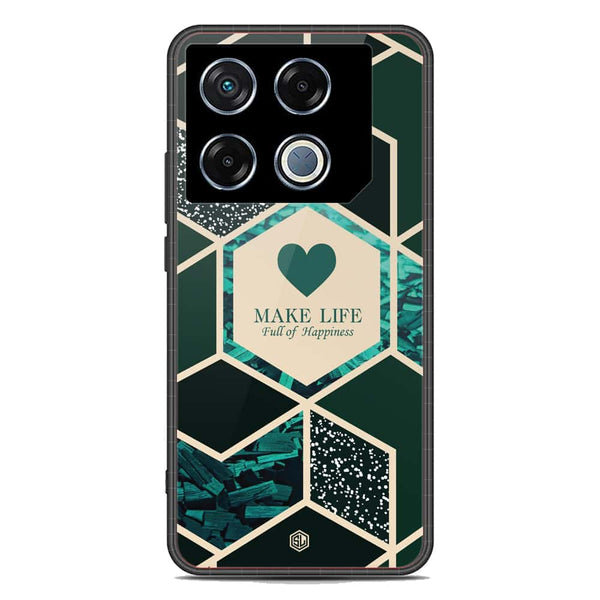 Happiness Series Soft Phone Case - Metal Case - Design 4 - Infinix GT 20 Pro