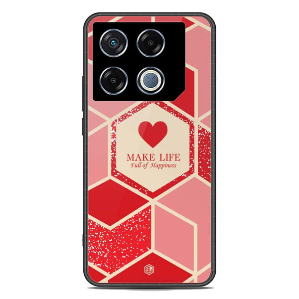 Happiness Series Soft Phone Case - Metal Case - Design 5 - Infinix GT 20 Pro