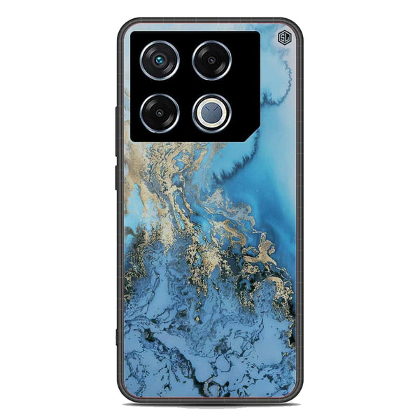 Marble Series Soft Phone Case - Metal Case - Design 2 - Infinix GT 20 Pro