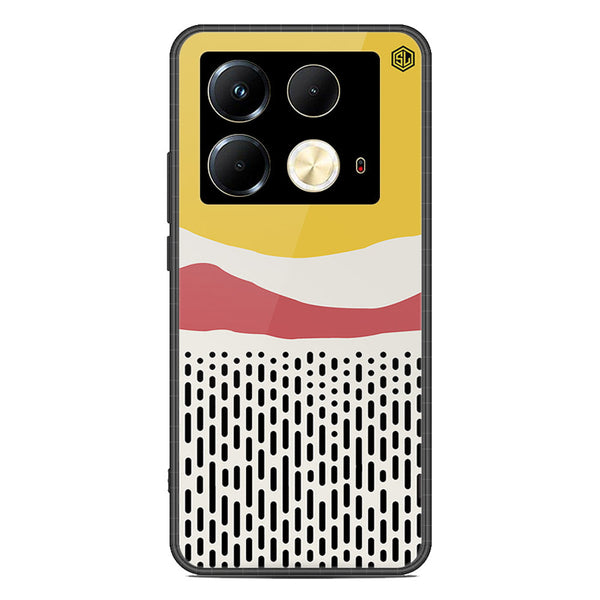 Polka Dots Series Soft Phone Case - Premium Glass Case - Design 1 - Infinix Note 40
