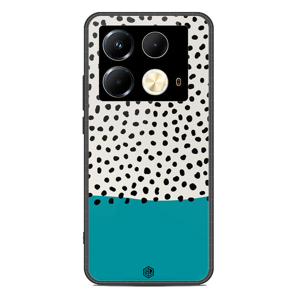 Polka Dots Series Soft Phone Case - Premium Glass Case - Design 2 - Infinix Note 40