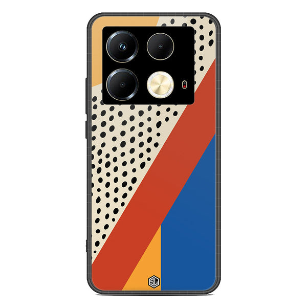 Polka Dots Series Soft Phone Case - Premium Glass Case - Design 4 - Infinix Note 40