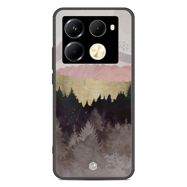 Mountains Wanderlust Series Soft Phone Case - Premium Glass Case - Design 2 - Infinix Note 40 Pro