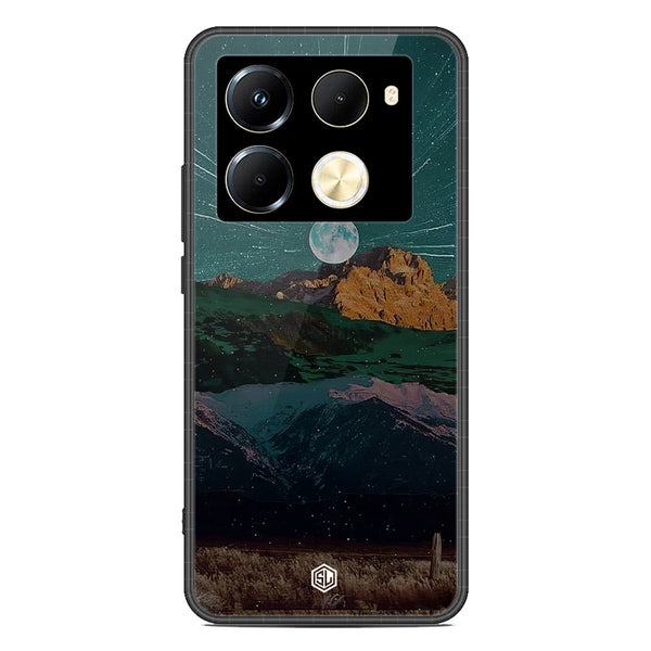 Mountains Wanderlust Series Soft Phone Case - Premium Glass Case - Design 3 - Infinix Note 40 Pro