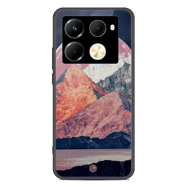 Mountains Wanderlust Series Soft Phone Case - Premium Glass Case - Design 5 - Infinix Note 40 Pro