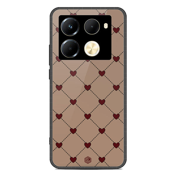 Trending Designs Series Soft Phone Case - Premium Glass Case - Design 1 - Infinix Note 40 Pro