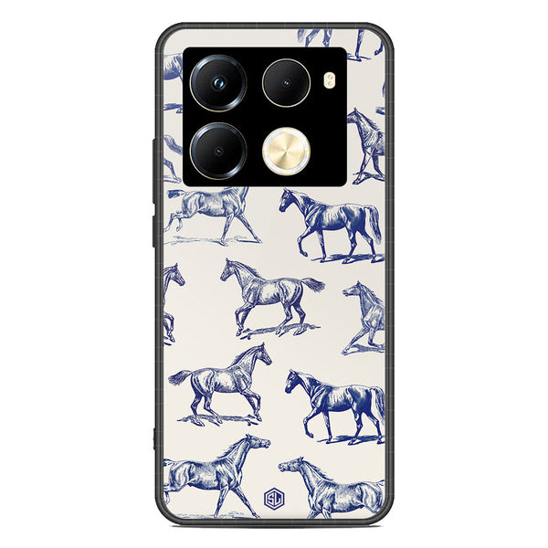 Trending Designs Series Soft Phone Case - Premium Glass Case - Design 3 - Infinix Note 40 Pro