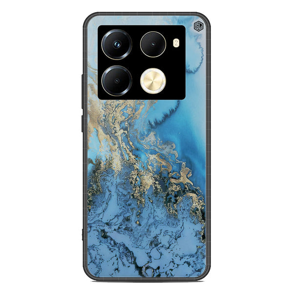 Marble Series Soft Phone Case - Premium Glass Case - Design 2 - Infinix Note 40 Pro