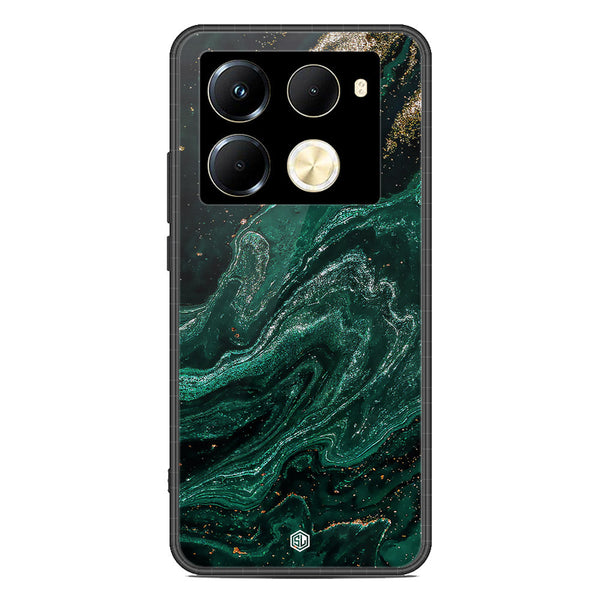 Marble Series Soft Phone Case - Premium Glass Case - Design 3 - Infinix Note 40 Pro