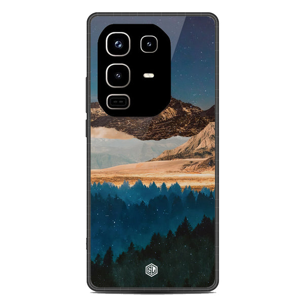 Mountains Wanderlust Series Soft Phone Case - Metal Case - Design 1 - Infinix Note 50 4G