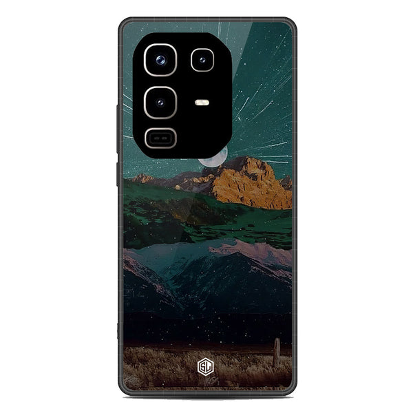 Mountains Wanderlust Series Soft Phone Case - Metal Case - Design 3 - Infinix Note 50 Pro 4G