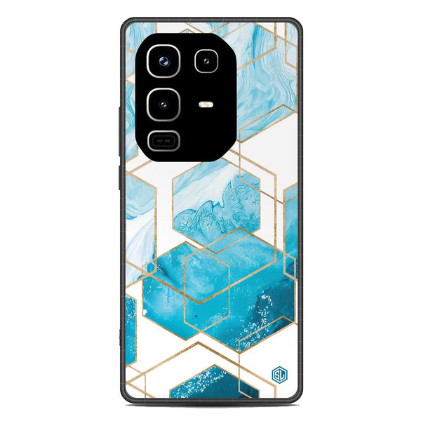 Stylish Marble Series Soft Phone Case - Metal Case - Design 1 - Infinix Note 50 Pro 4G