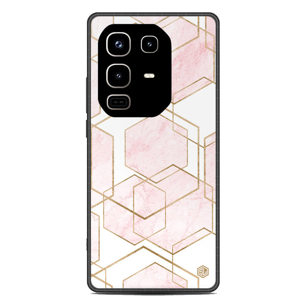 Stylish Marble Series Soft Phone Case - Metal Case - Design 3 - Infinix Note 50 Pro 4G