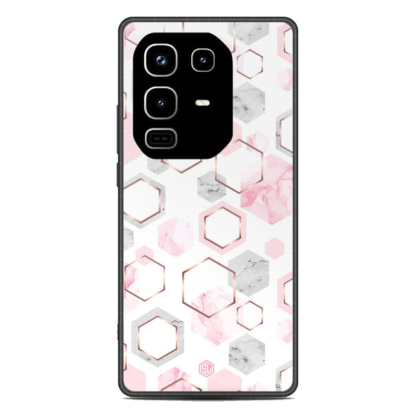 Stylish Marble Series Soft Phone Case - Metal Case - Design 4 - Infinix Note 50 Pro 4G