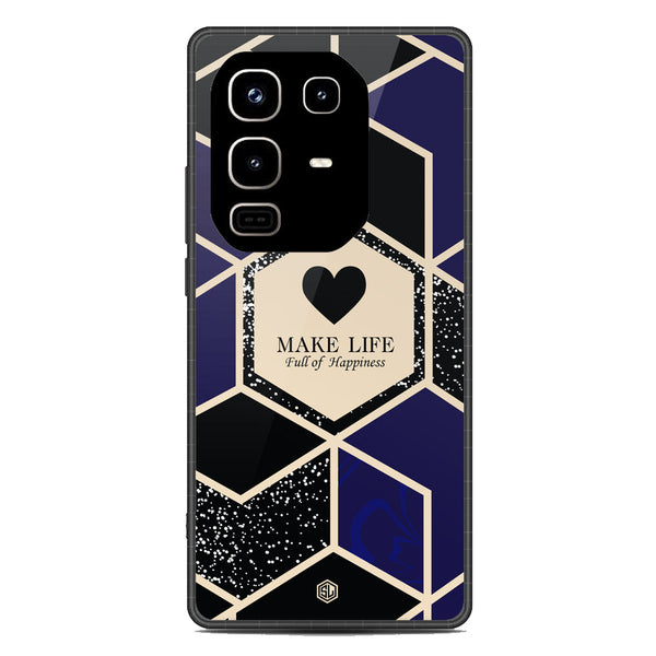 Happiness Series Soft Phone Case - Metal Case - Design 1 - Infinix Note 50 Pro 4G