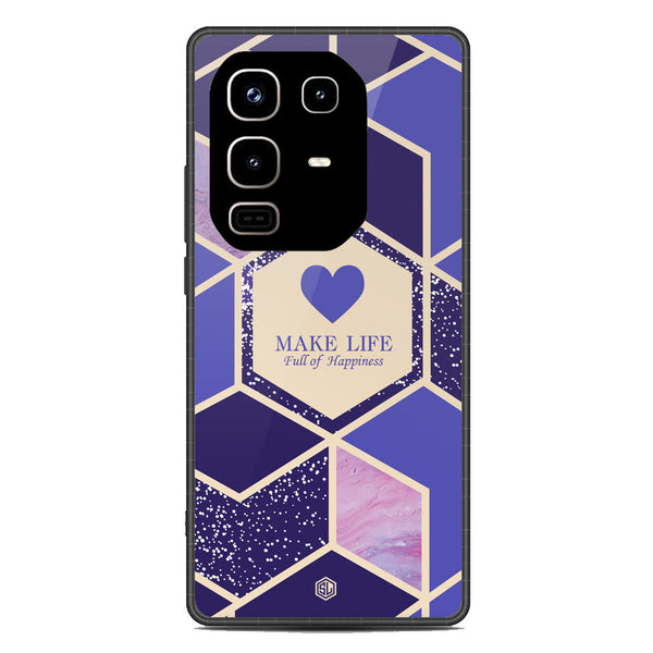 Happiness Series Soft Phone Case - Metal Case - Design 2 - Infinix Note 50 Pro Plus