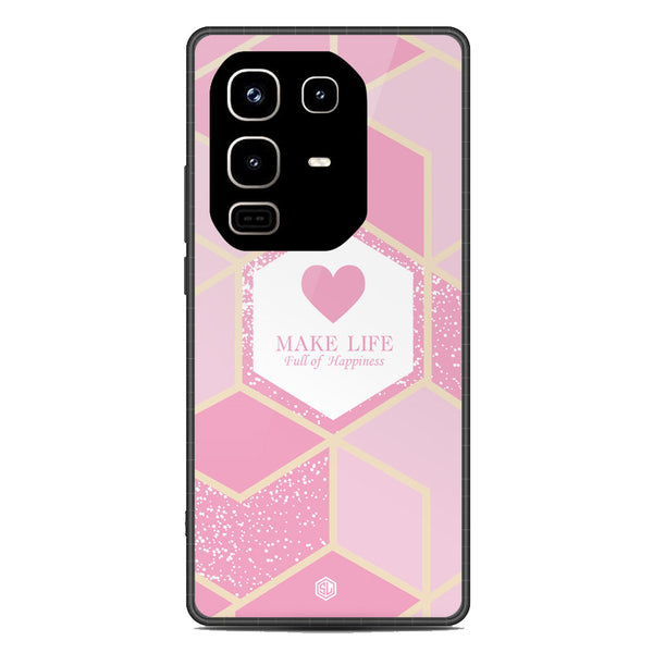 Happiness Series Soft Phone Case - Metal Case - Design 3 - Infinix Note 50 Pro 4G