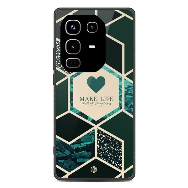 Happiness Series Soft Phone Case - Metal Case - Design 4 - Infinix Note 50 Pro 4G