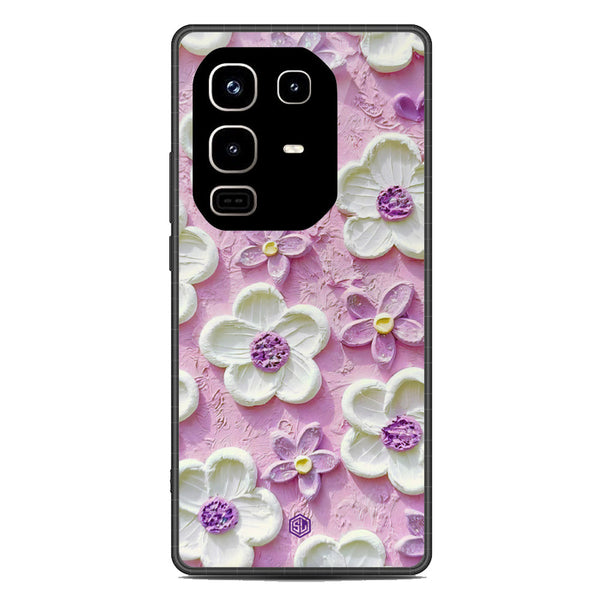 Floral Series Soft Phone Case - Metal Case - Design 4 - Infinix Note 50 4G