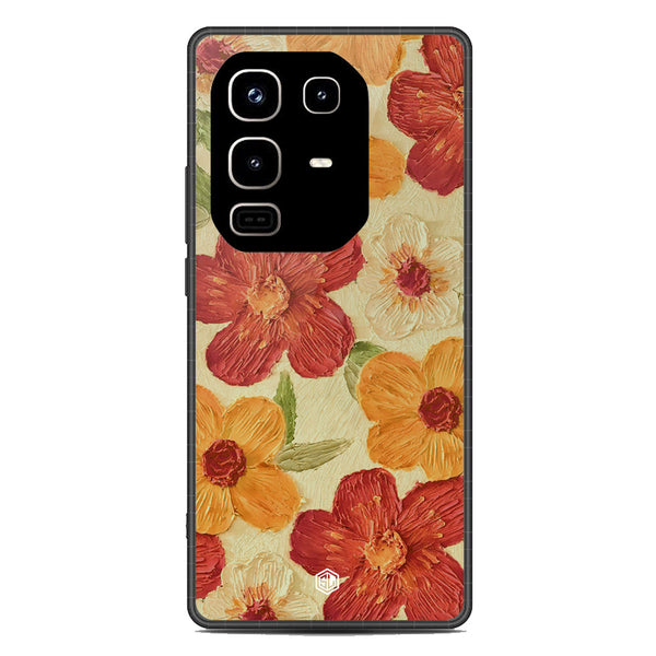Floral Series Soft Phone Case - Metal Case - Design 6 - Infinix Note 50 4G