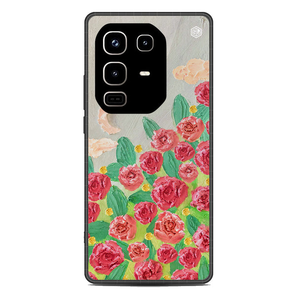 Floral Series Soft Phone Case - Metal Case - Design 10 - Infinix Note 50 Pro 4G