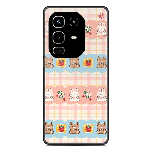 Cute Korean Design Series Soft Phone Case - Metal Case - Design 5 - Infinix Note 50 4G