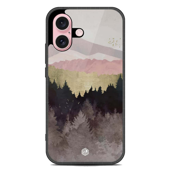 Mountains Wanderlust Series Soft Phone Case - Metal Case - Design 2 - iPhone 16 Plus