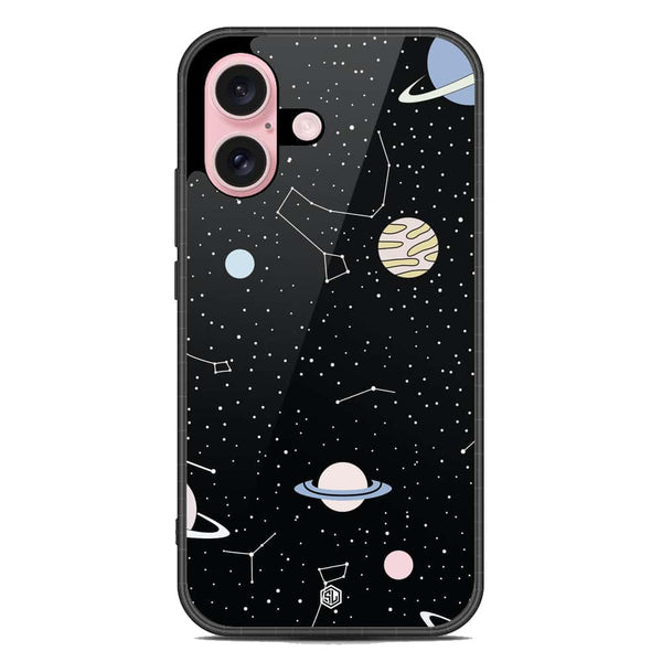 Space Series Soft Phone Case - Metal Case - Design 1 - iPhone 16 Plus