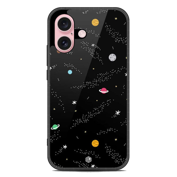 Space Series Soft Phone Case - Metal Case - Design 2 - iPhone 16 Plus