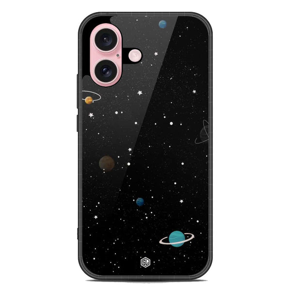 Space Series Soft Phone Case - Metal Case - Design 3 - iPhone 16 Plus
