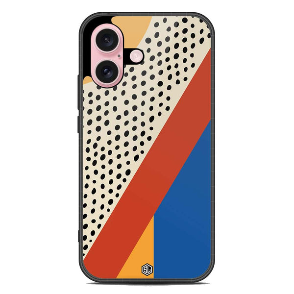 Polka Dots Series Soft Phone Case - Metal Case - Design 4 - iPhone 16 Plus